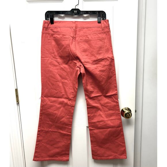Talbots Petites Jeans, Coral Cropped Ankle Pants, Women's Size 6P - Picture 2 of 4